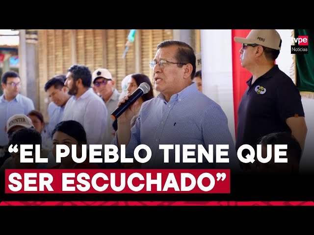 ⁣Presidente del Congreso sobre manifestaciones: "Tendrán respuesta proactiva, dinámica y positiv