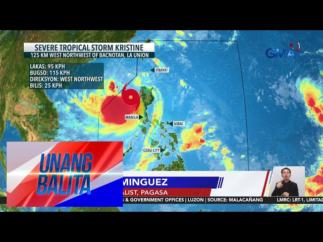 ⁣Panayam kay Chenel Dominguez, Weather Specialist, PAGASA | Unang Balita