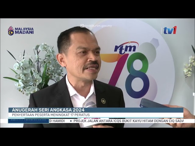 ⁣25 OKT 2024 – BERITA TGH HARI – ANUGERAH SERI ANGKASA 2024 ; PENYERTAAN PESERTA MENINGKAT 17 PERATUS