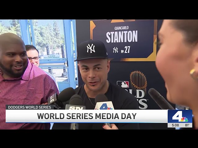 ⁣Some New York Yankees players come home to LA for World Series