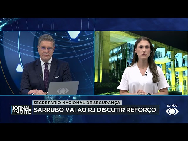 ⁣Secretário nacional de segurança: Sarrubo vai ao RJ discutir reforço