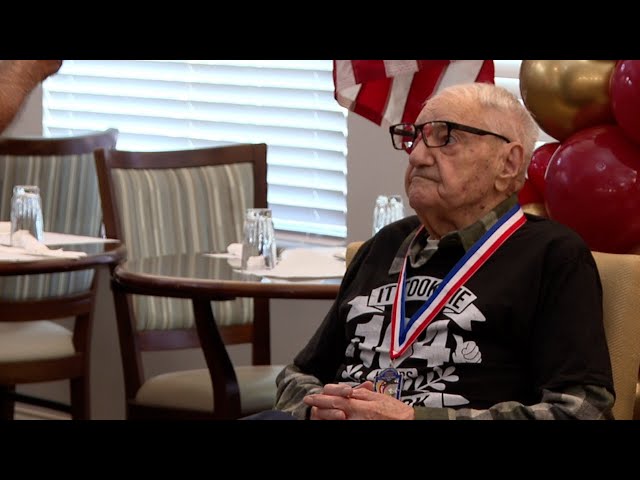 ⁣WWII Veteran celebrates milestone 104th birthday with Bakersfield community