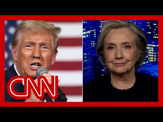 ⁣‘He’s more unhinged’: Hillary Clinton on Trump today compared to 2016