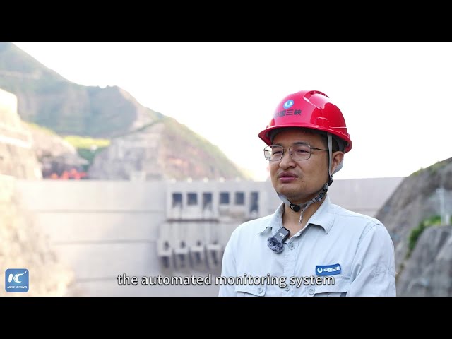 ⁣The smart monitor system behind China's second-largest hydropower station