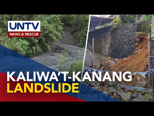 ⁣Kaliwa’t-kanang landslide naitala sa Cordillera; ilang sasakyan, natabunan ng lupa