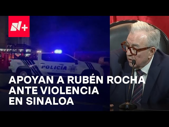 ⁣Sigue la violencia en Sinaloa y en San Lázaro;  arropan a gobernador Rubén Rocha - En Punto