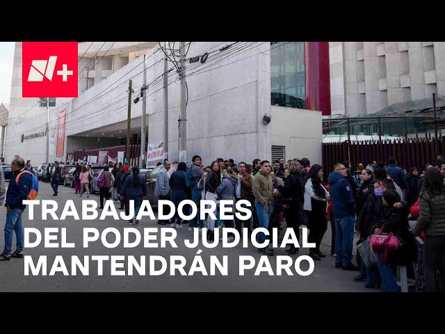 ⁣Trabajadores del Poder Judicial no regresaron a laborar este jueves - En Punto