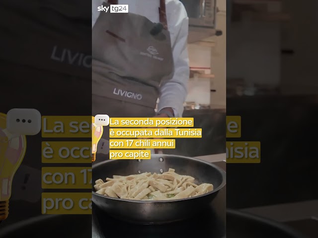 ⁣Quali Paesi del mondo mangiano più pasta?