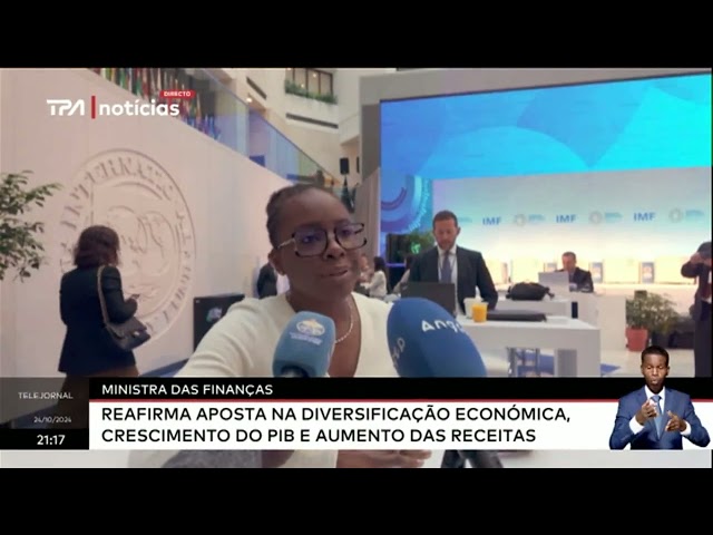 ⁣Ministra das Finanças reafirma aposta na diversificação económica, crescimento do PIB e aumento