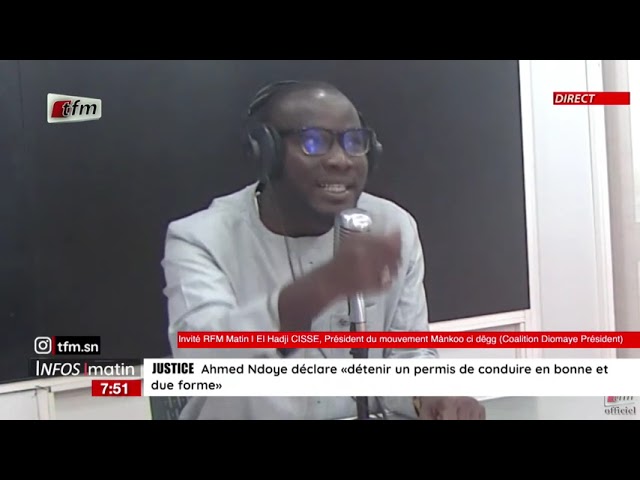 ⁣l´invide rfm matin | El Hadji CISSÉ, Président du mouvement Mànkoo ci dëgg - 25 octobre 2024