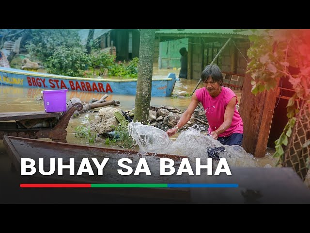 ⁣Bayan sa Isabela, pilit umaahon sa baha