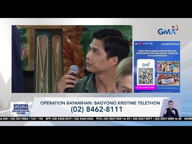 ⁣John Vic De Guzman, nakiisa sa GMA Operation Bayanihan: Bagyong Kristine Telethon