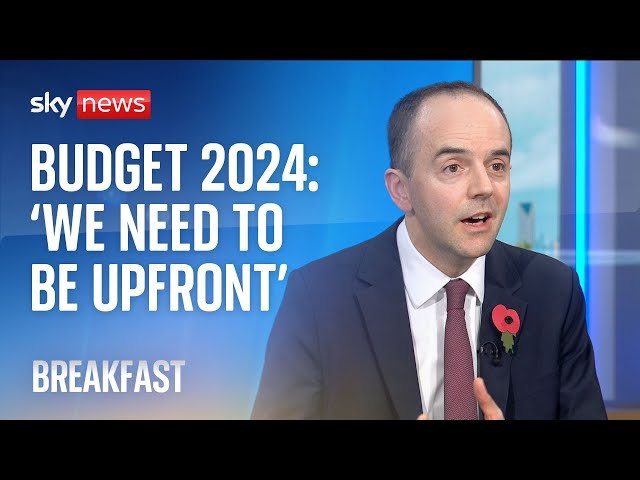 ⁣'Difficult decisions will be made', James Murray says | Budget 2024