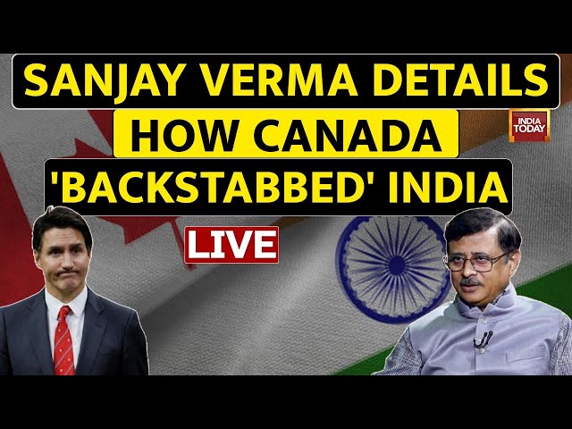 ⁣Sanjay Verma Mega Exclusive LIVE: Trudeau Has Number Of Friends Who Are...﻿: Sanjay Verma