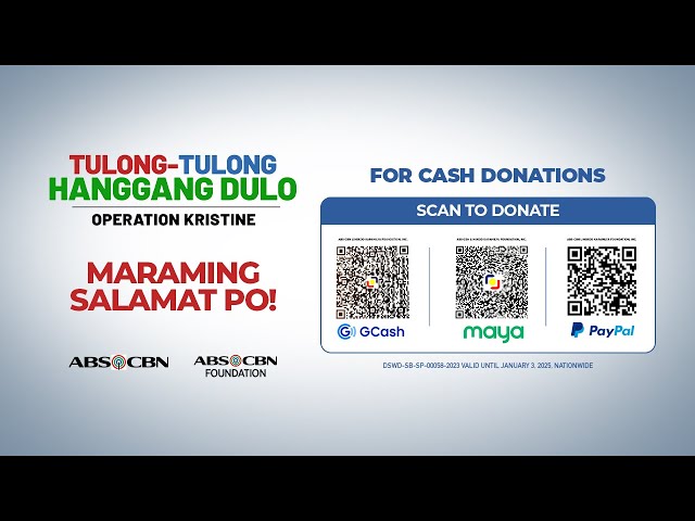 ⁣Tulong-tulong Hanggang Dulo: Operation Kristine | ABS-CBN Donation Drive Livestream ft BINI, artists