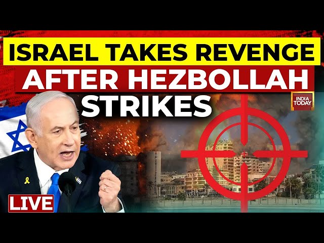 ⁣Israel vs Hezbollah LIVE Updates: Israel's Revenge Strikes In Beirut After Hezbollah Rocket Att