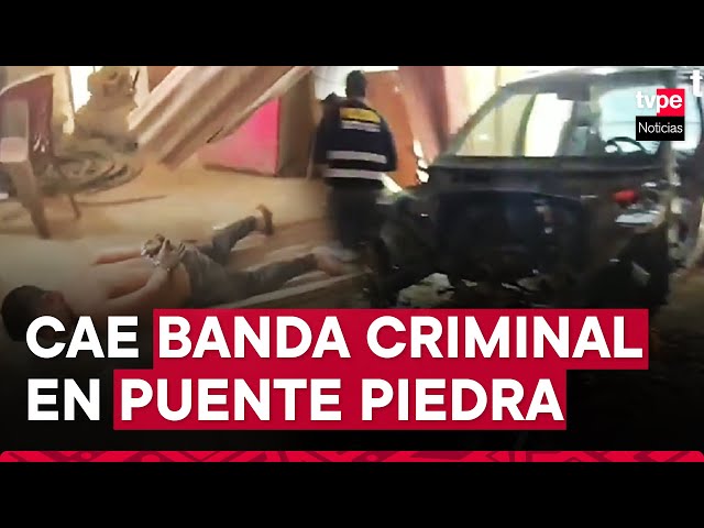 ⁣Desarticulan banda en Puente Piedra: robaban lujosos vehículos para extorsionar a sus propietarios