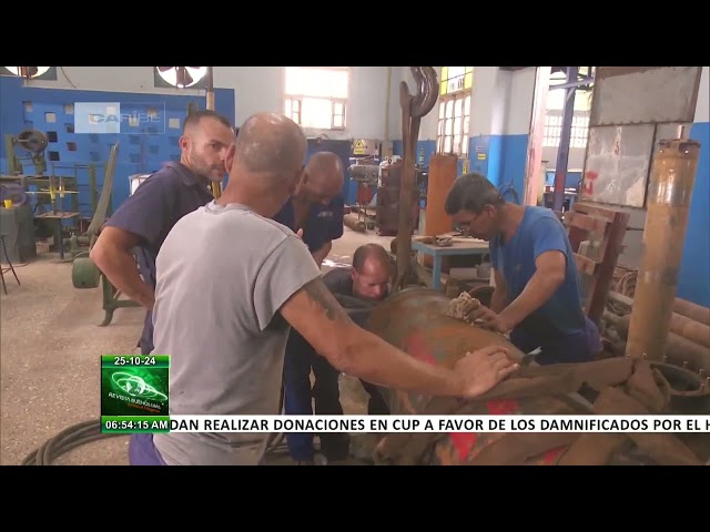 ⁣Vicepresidente de Cuba recorre centros de La Habana