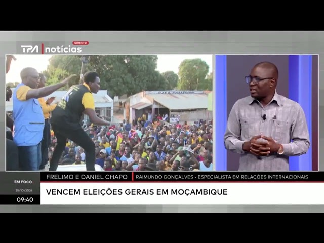 ⁣FRELIMO e Daniel Chapo vencem eleições gerais em Moçambique "Em Foco"