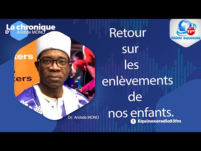 ⁣CHRONIQUE ARISTIDE MONO DU VENDREDI 25 OCTOBRE 2024 - ÉQUINOXE TV