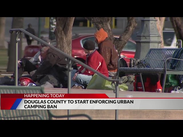 ⁣Douglas County to start enforcing urban camping ban