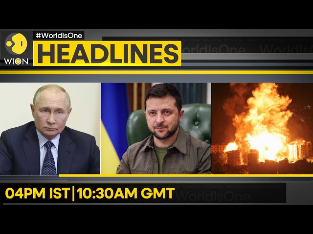 ⁣Zelensky Seeks 'Tangible' Pressure | Russia Targets Kyiv in Drone Attack | WION Headlines