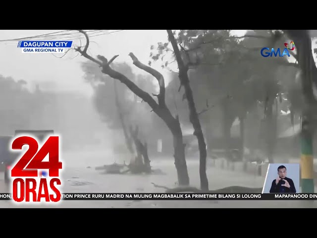 ⁣Storm surge o daluyong, namerwisyo sa Tondaligan Beach sa Dagupan City; ilang kalsada... | 24 Oras