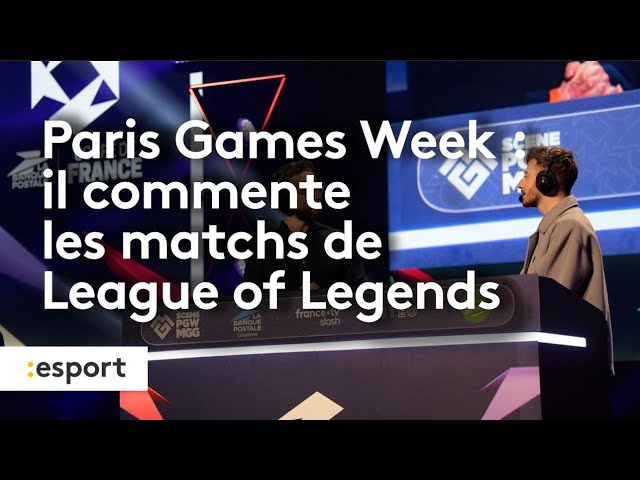 ⁣Paris Games Week : on a rencontré Chips, son métier est de commenter les matchs de League of Legends