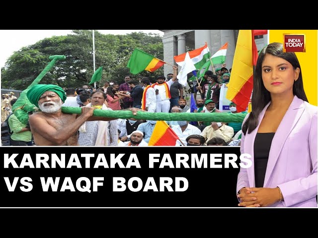 ⁣Karnataka Farmers Vs WAQF Board |Land Swallowed Again By WAQF? | 6PM Prime With Akshita Nandagopal