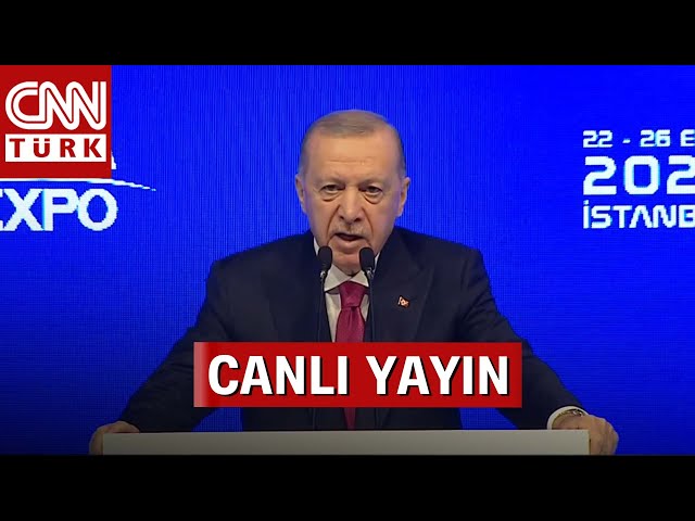 ⁣ Savunma Sanayii Fuarından #CANLI Yayın! Cumhurbaşkanı Erdoğan Konuşuyor