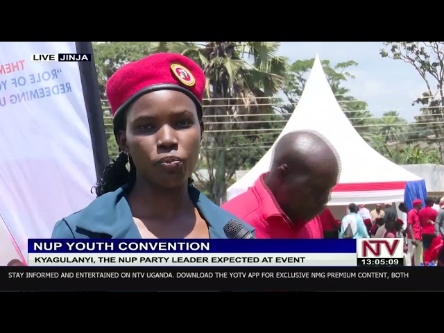 ⁣NUP youth wing convenes in Jinja as police enforce security measures