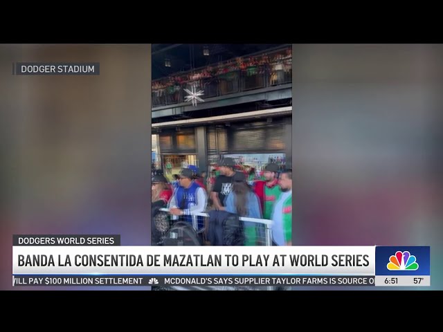 ⁣Banda La Consentida de Mazatlan to play at World Series