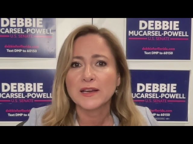 ⁣Debbie Mucarsel-Powell in heated race with Rick Scott for U.S. Senate seat