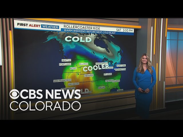 ⁣Friday kicks off a roller coaster weather stretch across Colorado