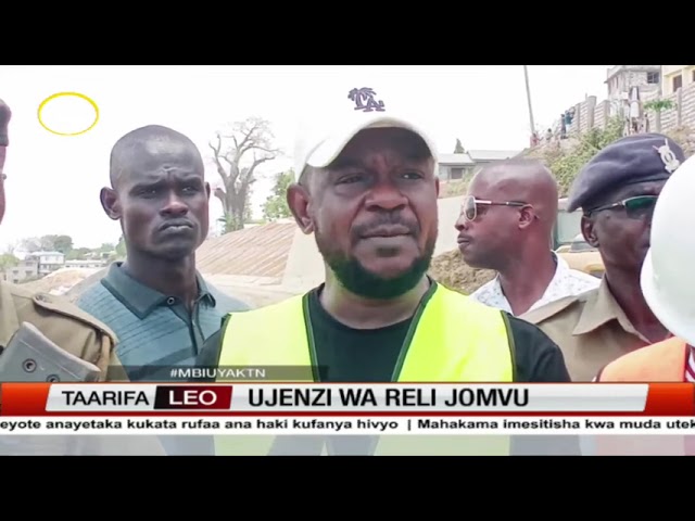 ⁣Ujenzi wa reli unaendelea eneo la Jomvu