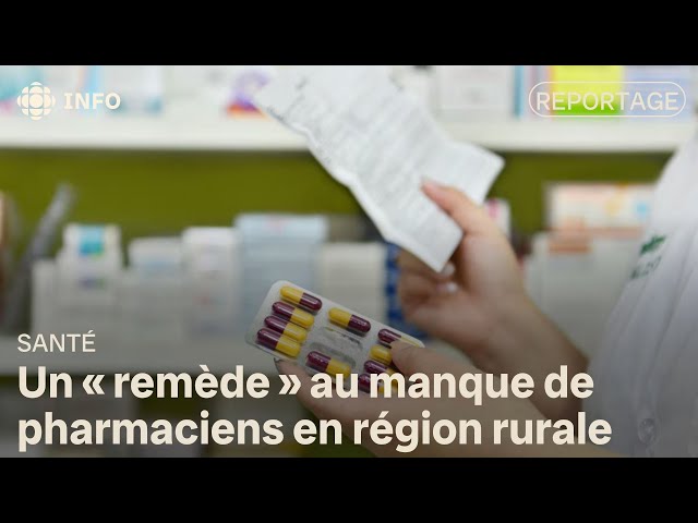 ⁣Un « remède » au manque de pharmaciens en région rurale