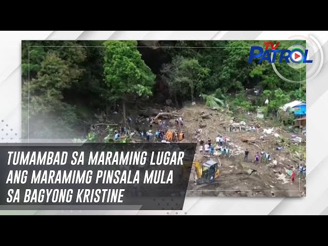 ⁣Tumambad sa maraming lugar ang maramimg pinsala mula sa bagyong Kristine | TV Patrol