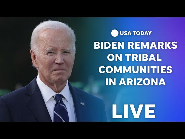 ⁣Watch live: Biden delivers remarks on tribal communities in Arizona