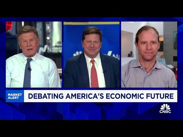 ⁣Taxes, tariffs, debt: Debating America's economic future