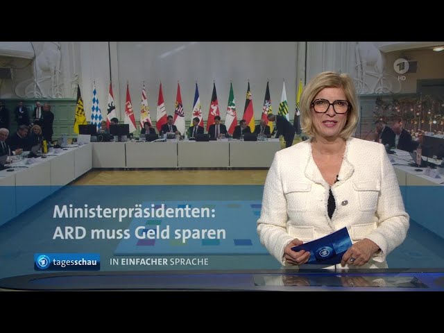 ⁣tagesschau in Einfacher Sprache 19:00 Uhr, 25.10.2024