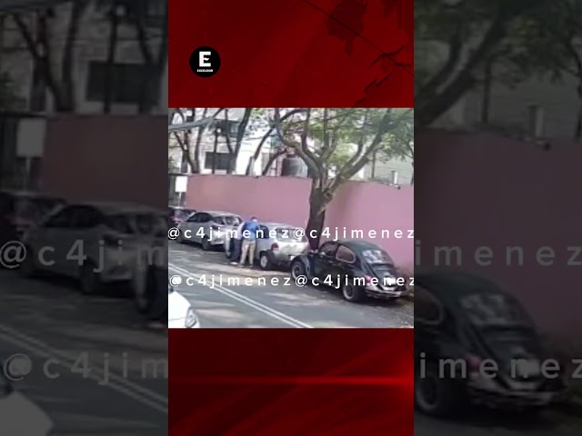 ⁣Hombre es asaltado al salir de banco en la Narvarte, CDMX