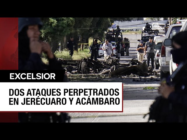 ⁣Dos atentados con coches-bomba cimbran el sur de Guanajuato