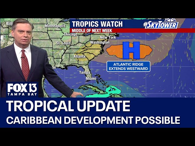 ⁣Is a tropical system headed to Florida?