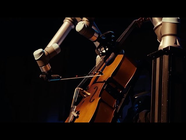 ⁣Premier concert pour un robot violoncelliste en Suède