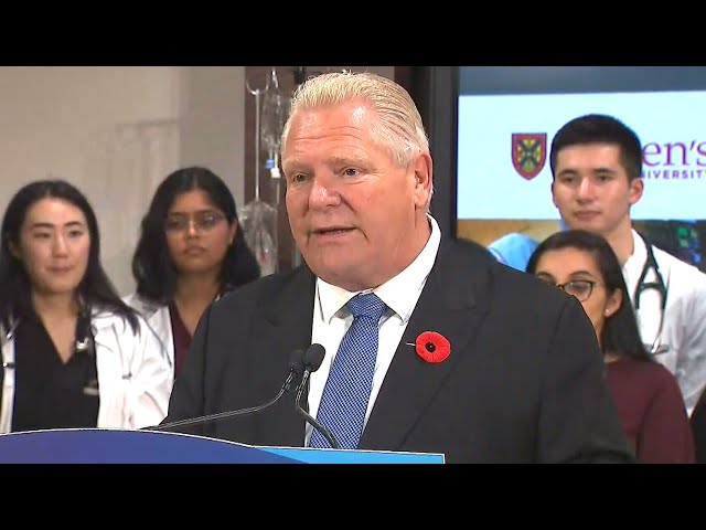 ⁣Ontario plans to bar international students from medical schools starting in 2026 | PREMIER FORD