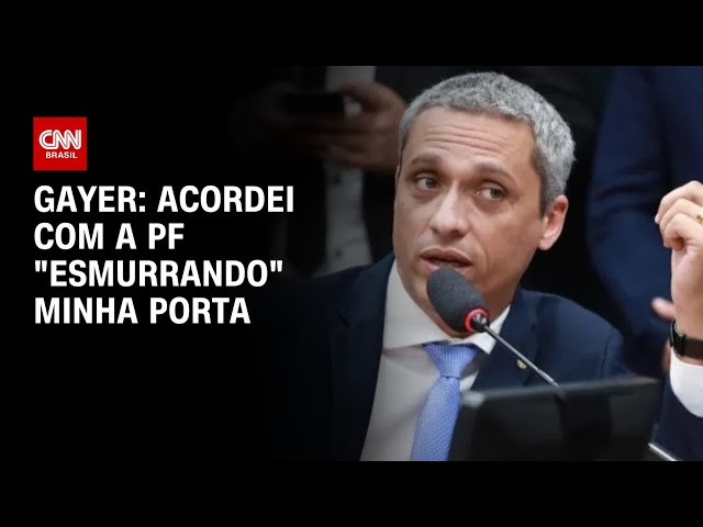 ⁣Gayer: Acordei com a PF "esmurrando" minha porta | CNN 360º