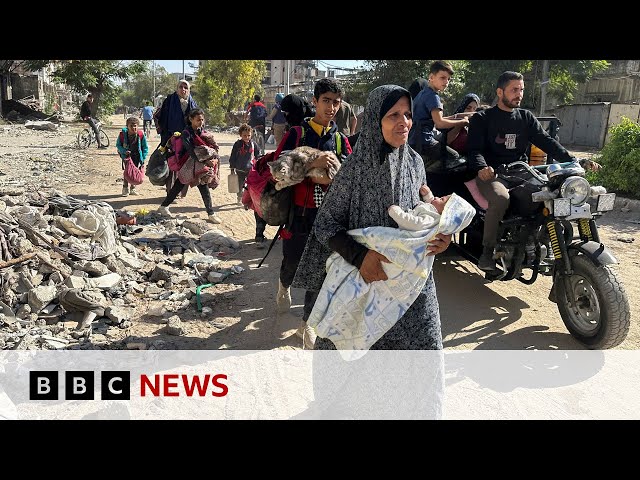 ⁣Gaza nurse who filmed moments after Israeli school strike describes aftermath | BBC News