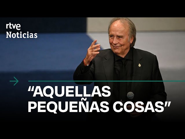 ⁣PREMIOS PRINCESA DE ASTURIAS 2024: JOAN MANUEL SERRAT sorprende CANTANDO tras su DISCURSO | RTVE