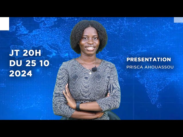 ⁣JT 20h du vendredi 25 octobre 2024 sur Prime News TV Bénin