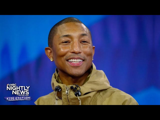 ⁣Pharrell Williams’ advice on how kids can find their own superpower | Nightly News: Kids Edition